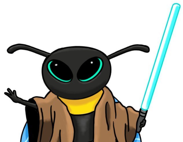 Jedi-Bee illustration